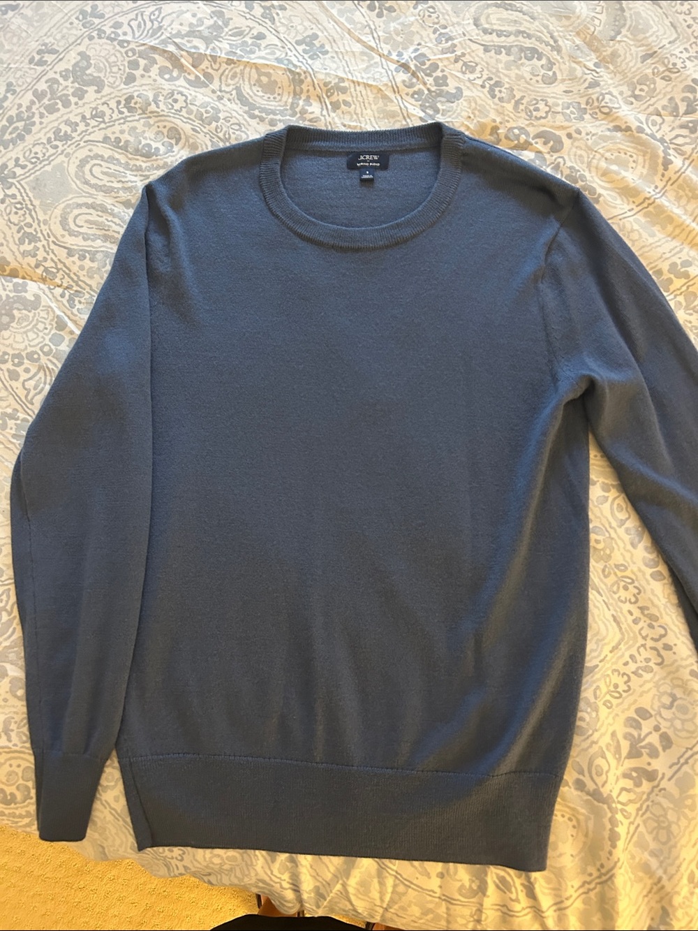 J. Crew Men’s Crewneck Sweater in Slate Blue